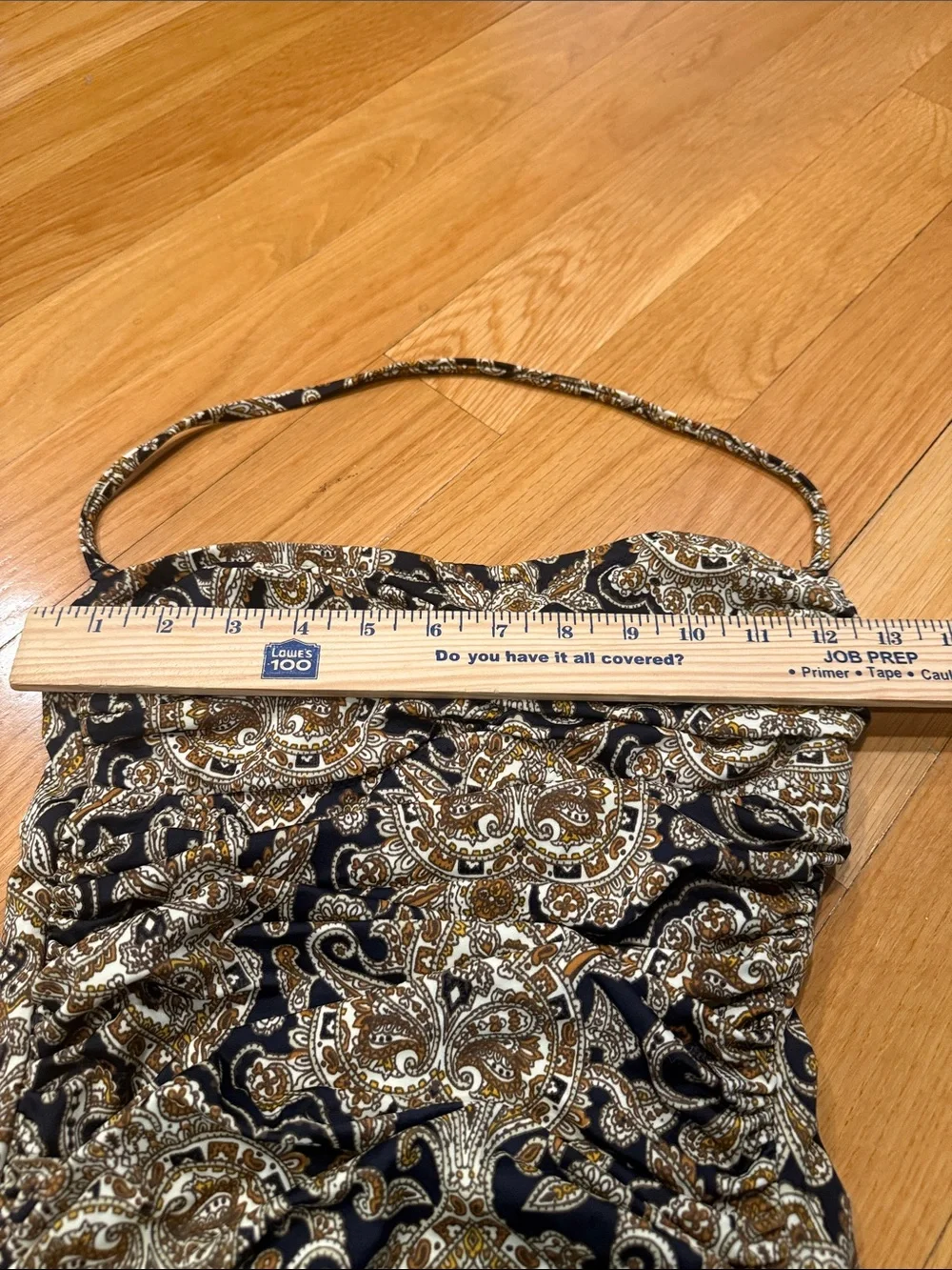J.crew paisley pattern one piece swim suit size 2.